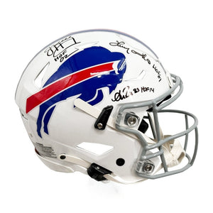 Jim Kelly, Andre Reed & Thurman Thomas Autographed Bills SpeedFlex Authentic Helmet | JSA