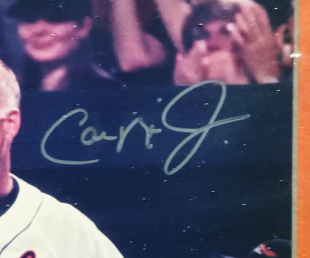 Cal Ripken Jr. Autographed Framed 8x10 Photo Baltimore Orioles | Steiner Hologram & COA