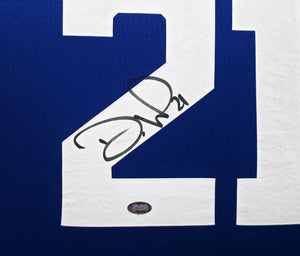 Devon Witherspoon Autographed Seattle Seahawks Framed Blue Nike Jersey | MCS Holo