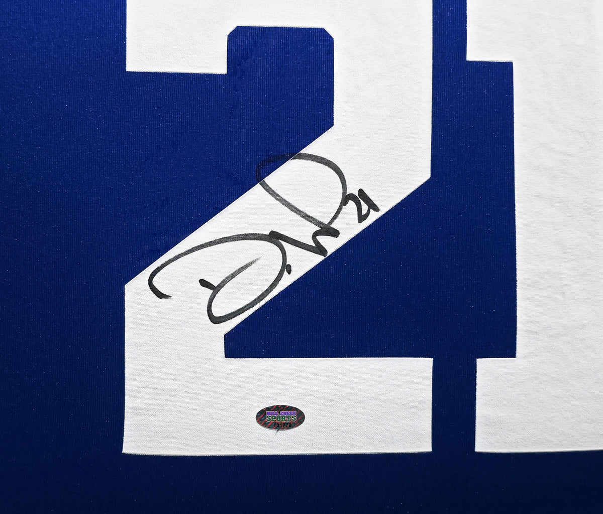 Devon Witherspoon Autographed Seattle Seahawks Framed Blue Nike Jersey | MCS Holo