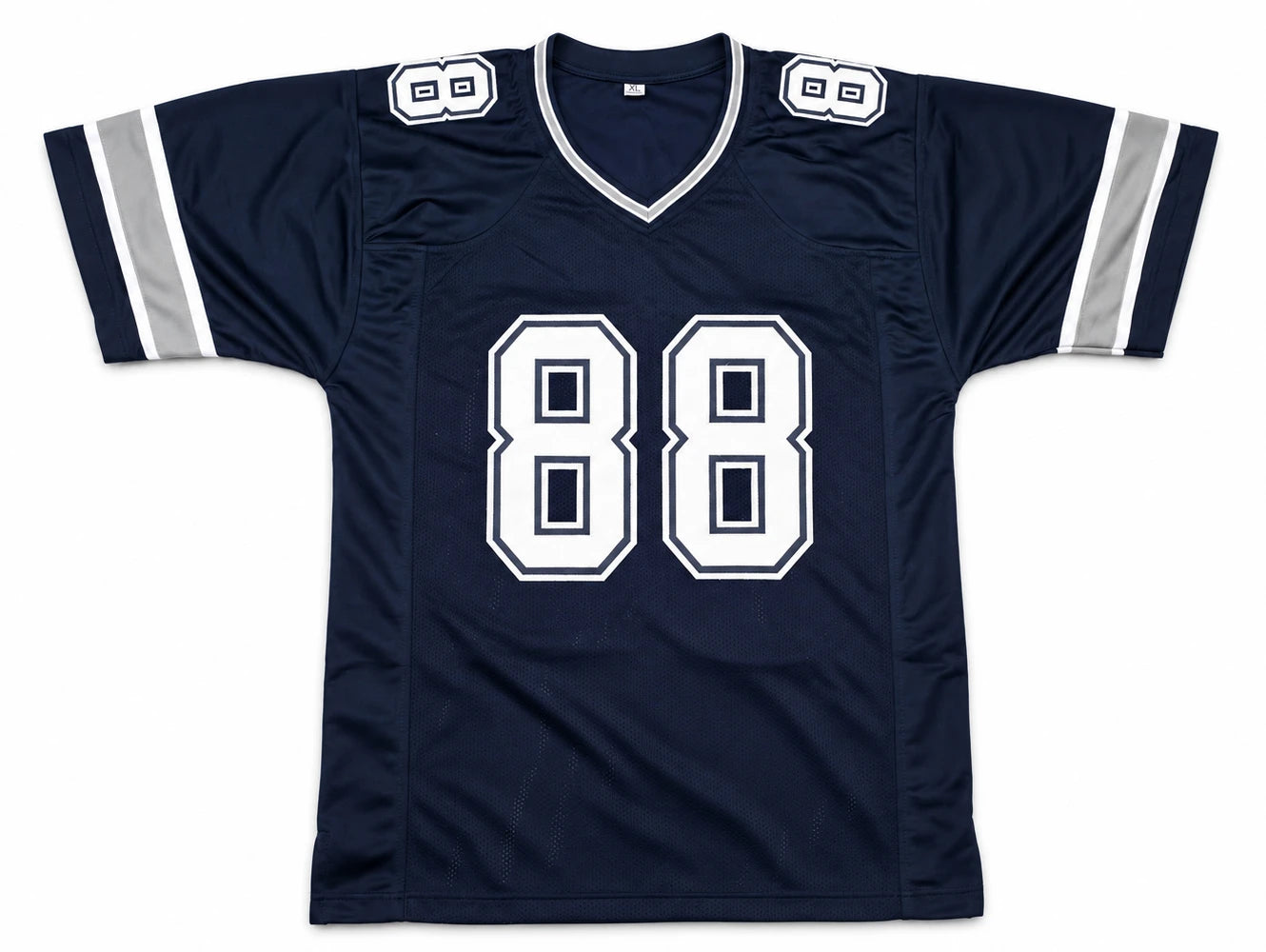 Dez Bryant Autographed Dallas Cowboys Navy Custom Jersey Size XL | Beckett BAS Witness