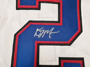 DJ Moore Autographed Buffalo Bills White Custom Jersey Size XL | Beckett BAS Witness