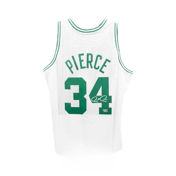 Paul Pierce Autographed Boston Celtics Mitchell & Ness White Basketball Jersey (L) – Fanatics Authentic Hologram