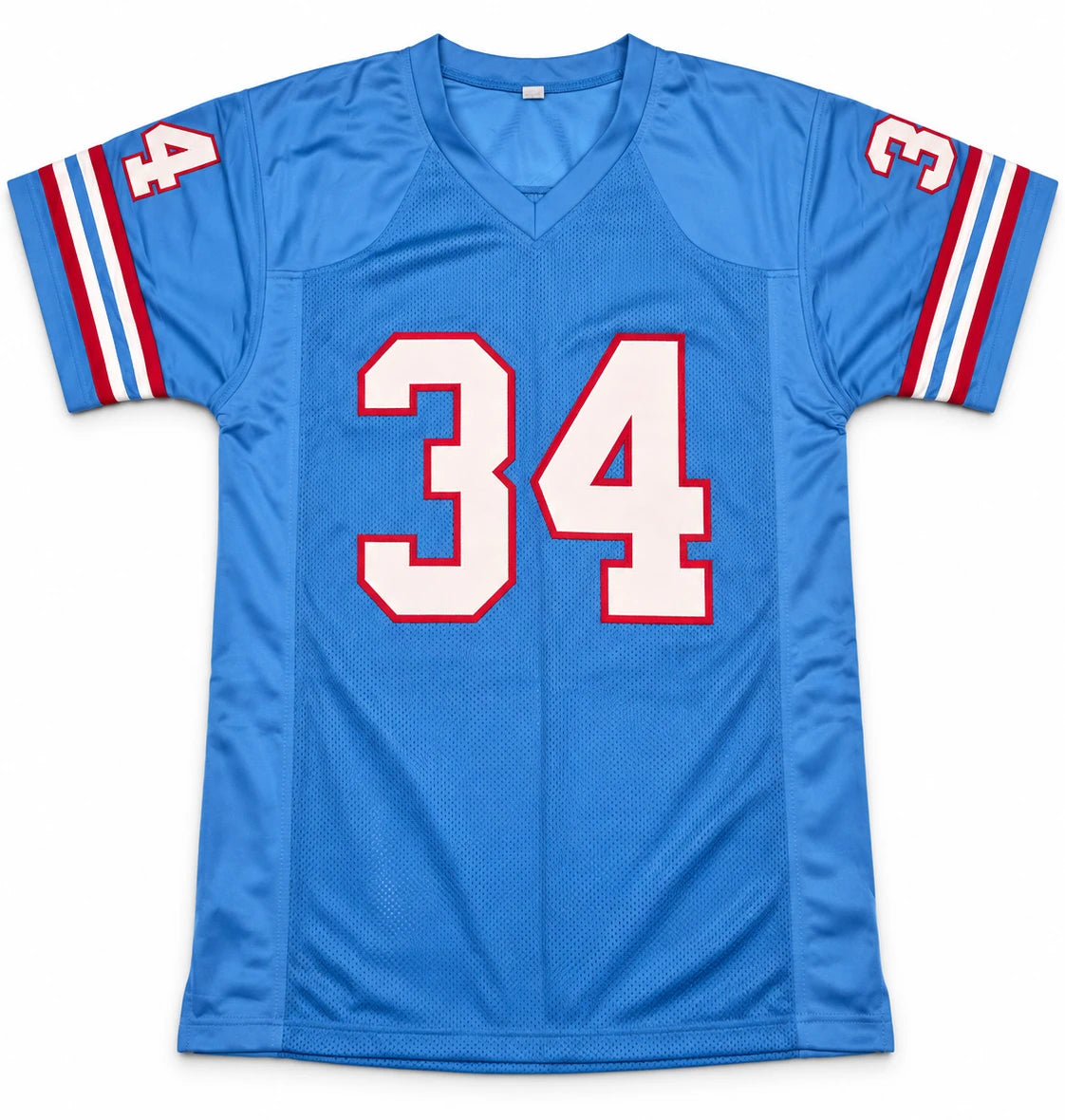 Earl Campbell Autographed Houston Oilers Blue Custom Jersey w/ HOF '91 | BAS Witness