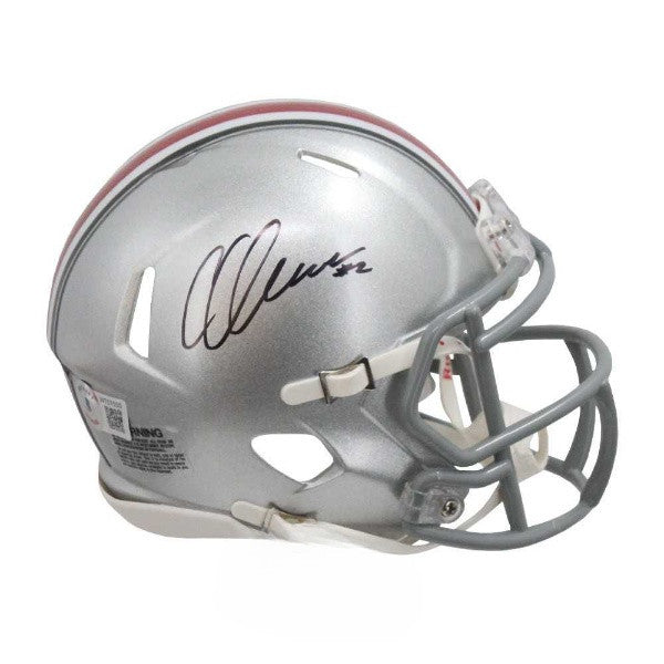 Chris Olave Autographed Ohio State Buckeyes Speed Mini Football Helmet – Beckett BAS Certified