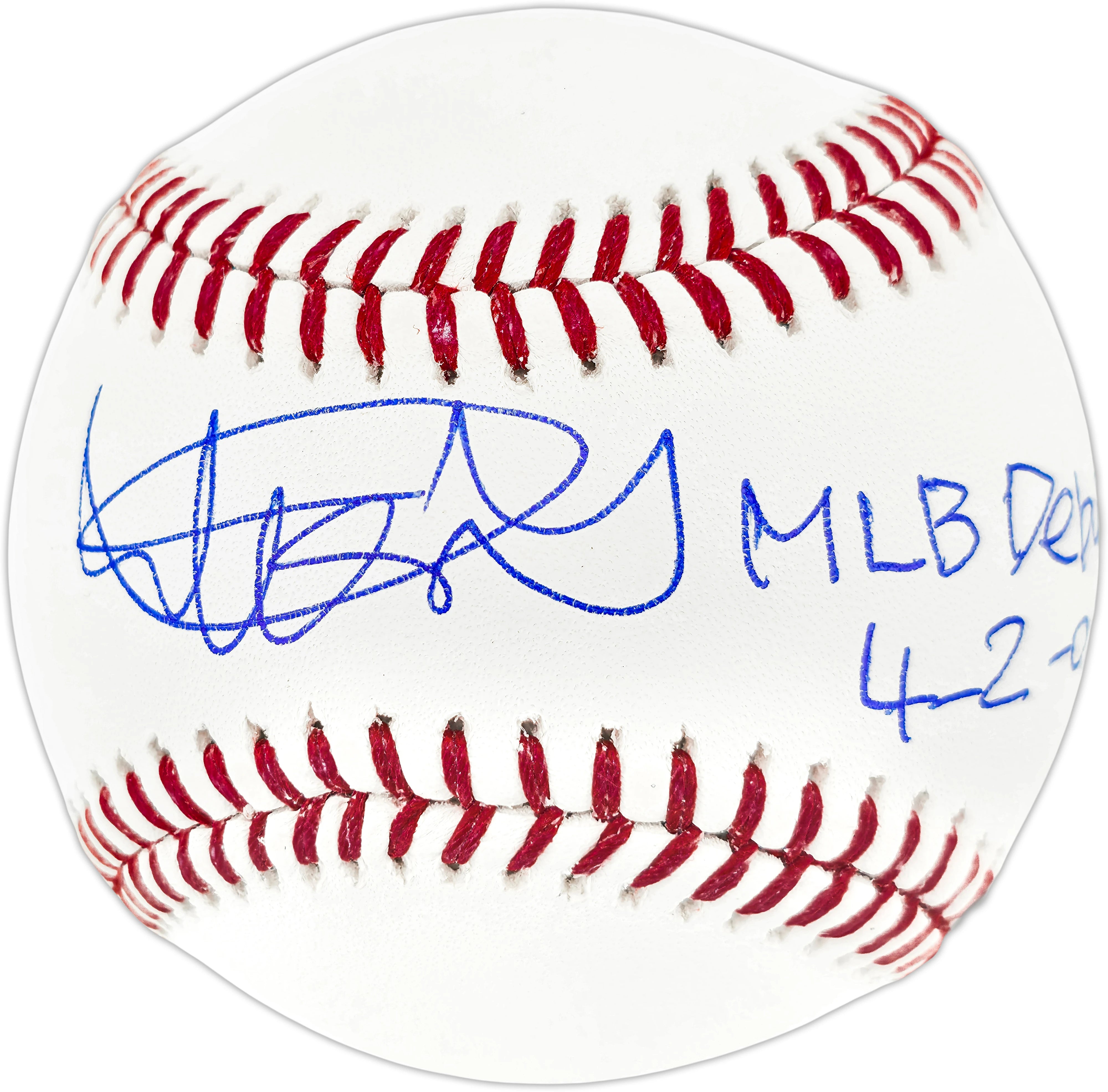 Ichiro Suzuki Autographed MLB Baseball Mariners MLB Debut 4-2-01 | IS Holo & BAS