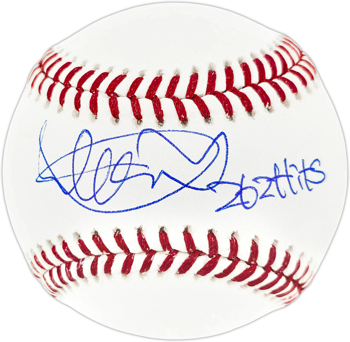 Ichiro Suzuki Autographed MLB Baseball Mariners 262 Hits Inscription | IS Holo & BAS