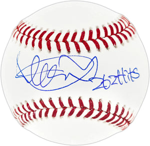 Ichiro Suzuki Autographed MLB Baseball Mariners 262 Hits Inscription | IS Holo & BAS