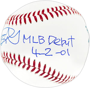 Ichiro Suzuki Autographed MLB Baseball Mariners MLB Debut 4-2-01 | IS Holo & BAS