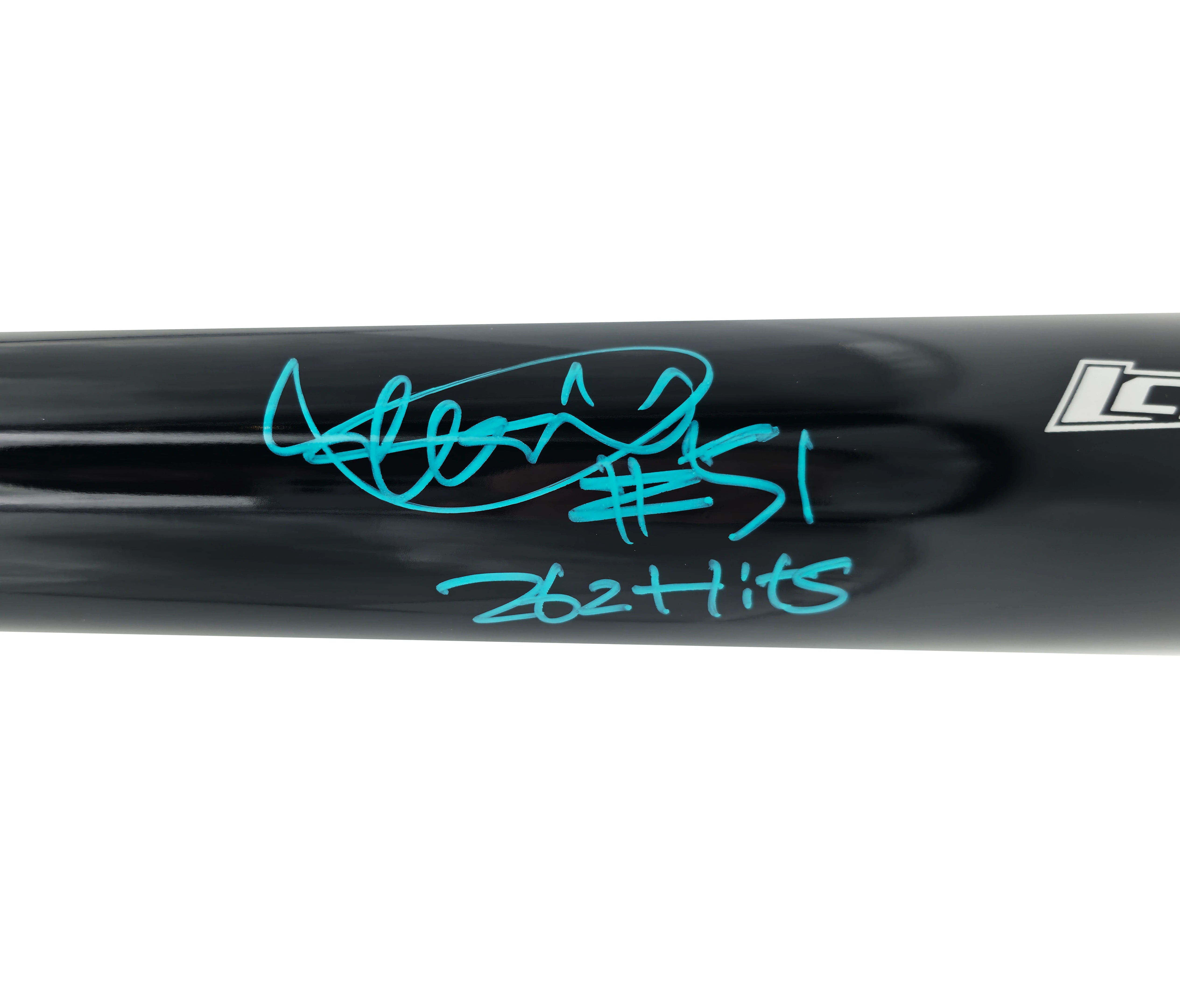 Ichiro Suzuki Autographed Mariners Black Mizuno Bat 262 Hits #51 | IS Holo & BAS