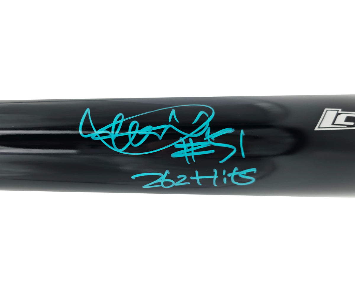 Ichiro Suzuki Autographed Mariners Black Mizuno Bat 262 Hits #51 | IS Holo & BAS