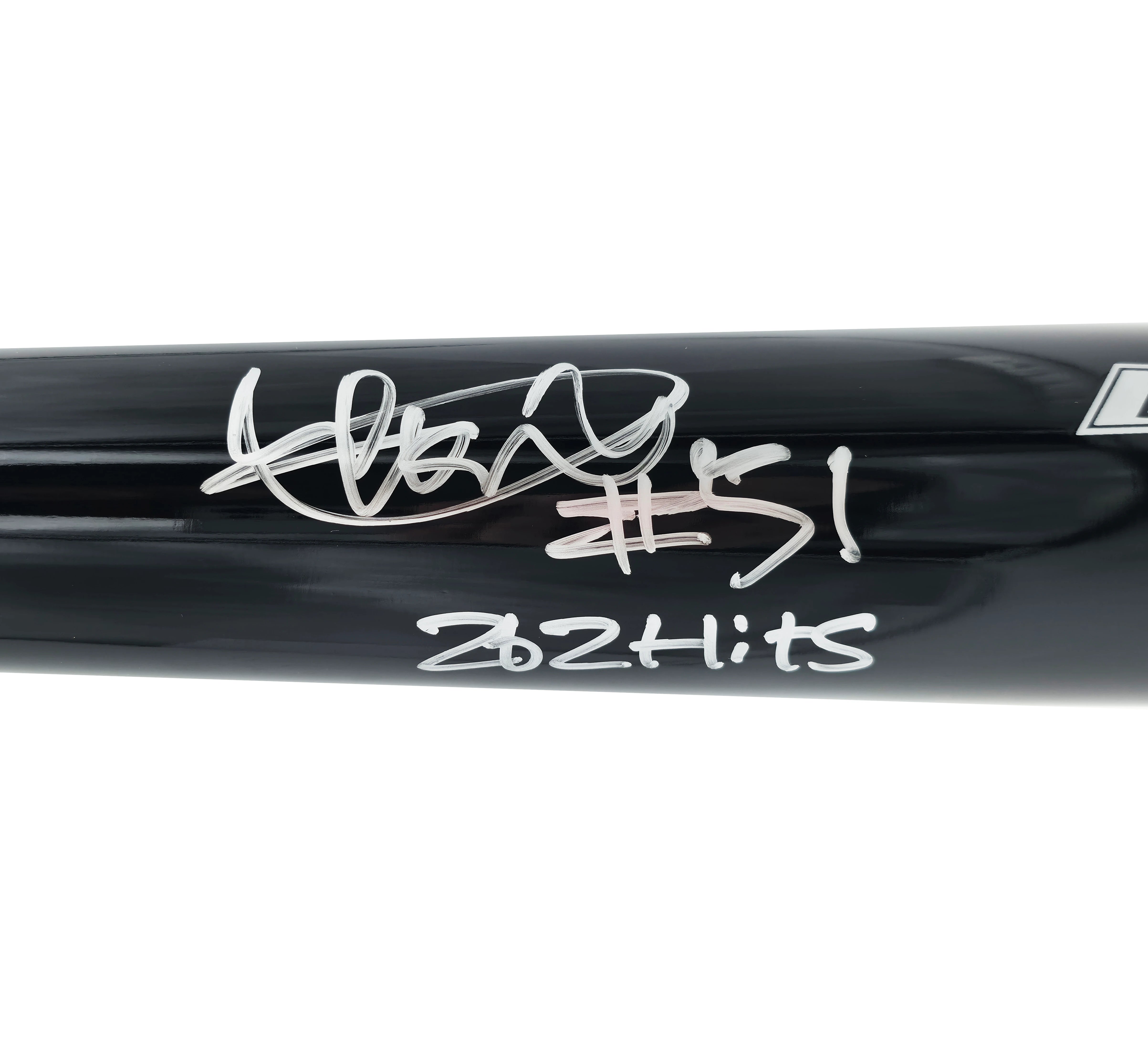 Ichiro Suzuki Autographed Mariners Black Mizuno Bat 262 Hits #51 | IS Holo & BAS