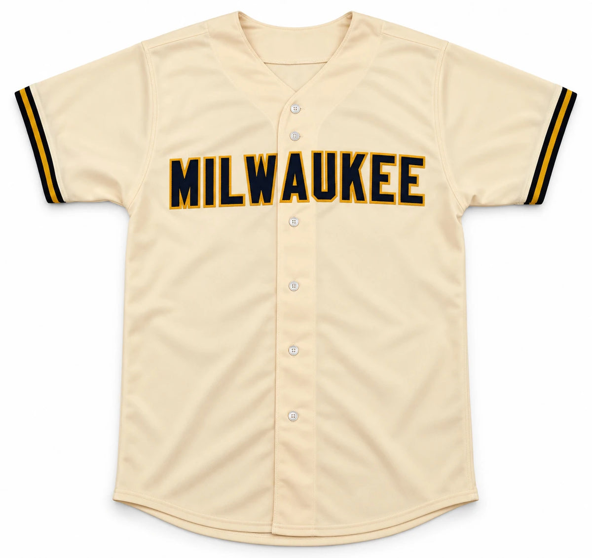 Jackson Chourio Autographed Milwaukee Brewers Cream Custom Jersey Size XL | Beckett BAS