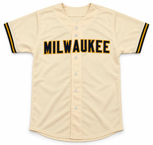 Jackson Chourio Autographed Milwaukee Brewers Cream Custom Jersey Size XL | Beckett BAS
