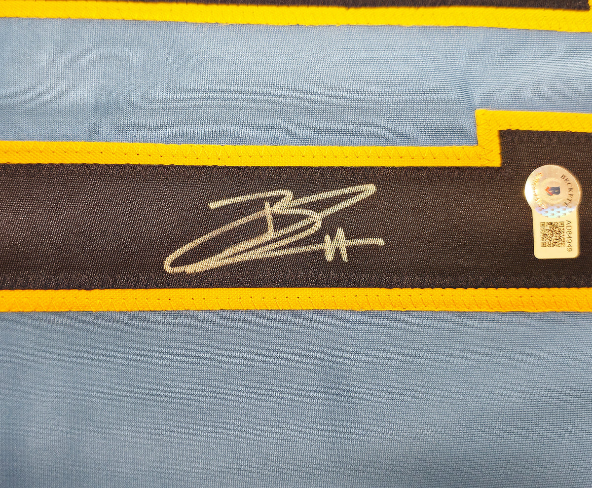 Jackson Chourio Autographed Milwaukee Brewers Powder Blue Custom Jersey | Beckett BAS