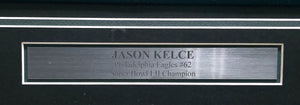 Jason Kelce Autographed Philadelphia Eagles Framed Green Jersey XL | PSA/DNA ITP