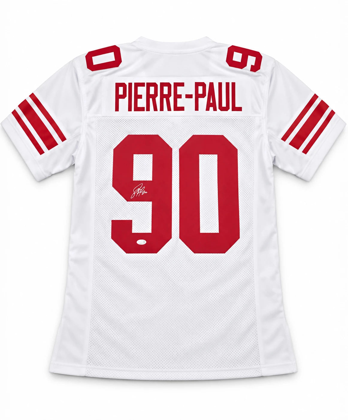 Jason Pierre-Paul Autographed New York Giants White Jersey | JSA Witnessed