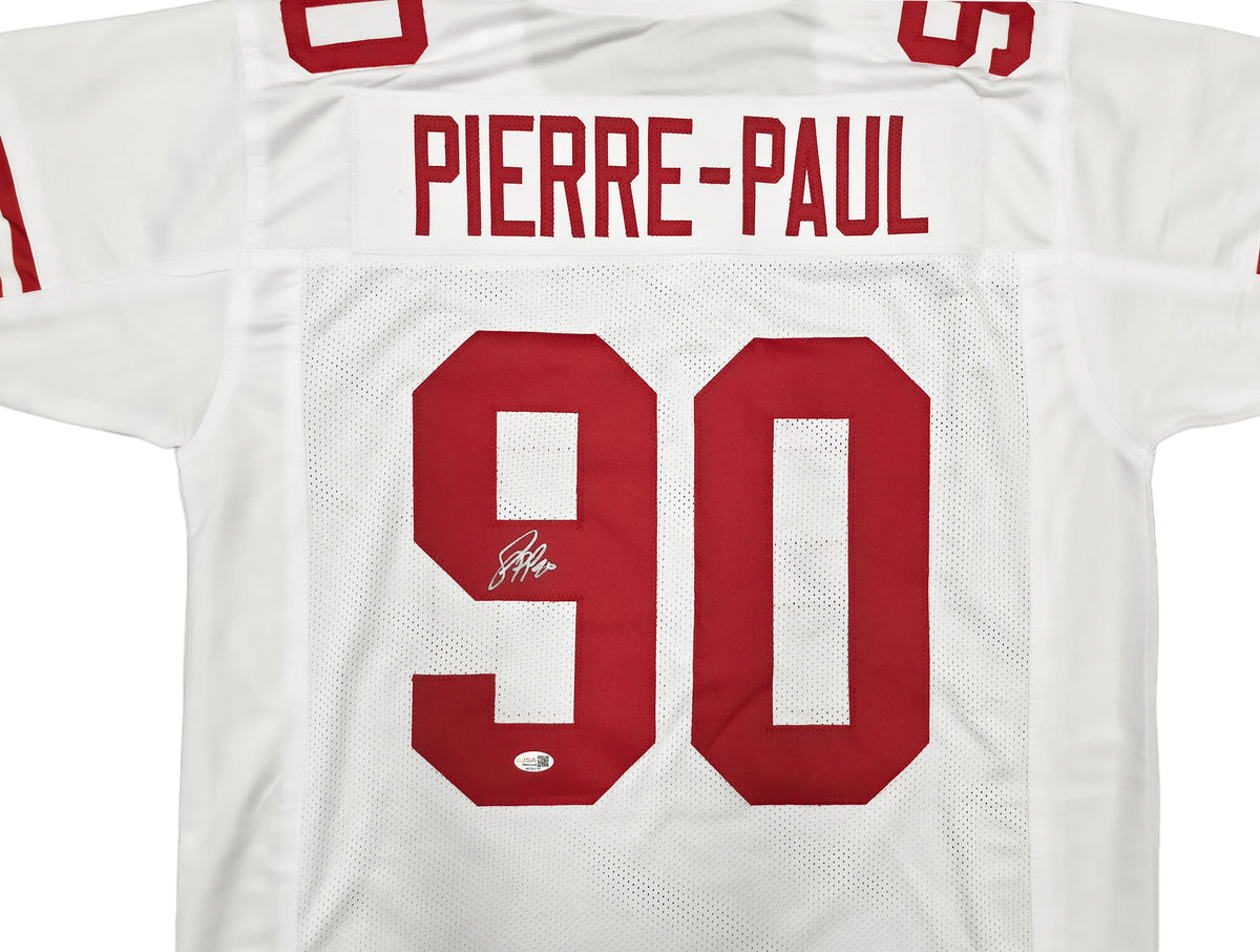 Jason Pierre-Paul Autographed New York Giants White Jersey | JSA Witnessed