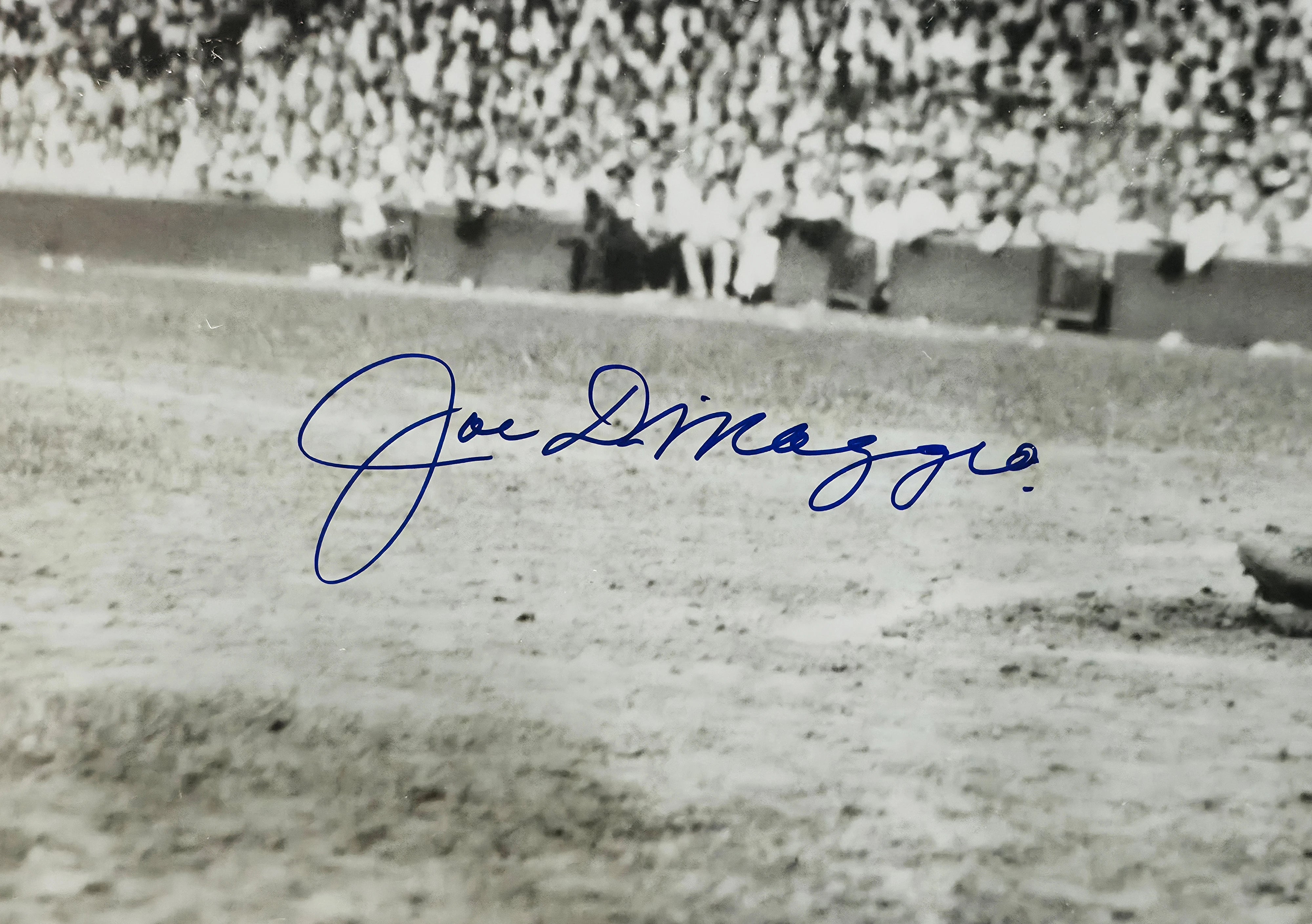 Joe DiMaggio Autographed New York Yankees Framed 20x24 Photo | Beckett BAS