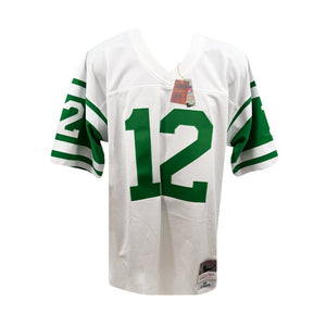 Joe Namath Autographed New York Jets Mitchell & Ness White Jersey Size XL | PSA/DNA