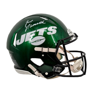 Joe Namath Autographed New York Jets Speed Authentic Full-Size Helmet | BAS Witness