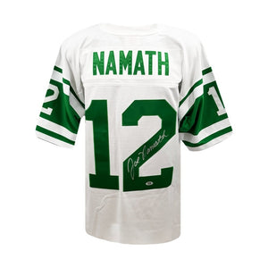 Joe Namath Autographed New York Jets Mitchell & Ness White Jersey Size XL | PSA/DNA
