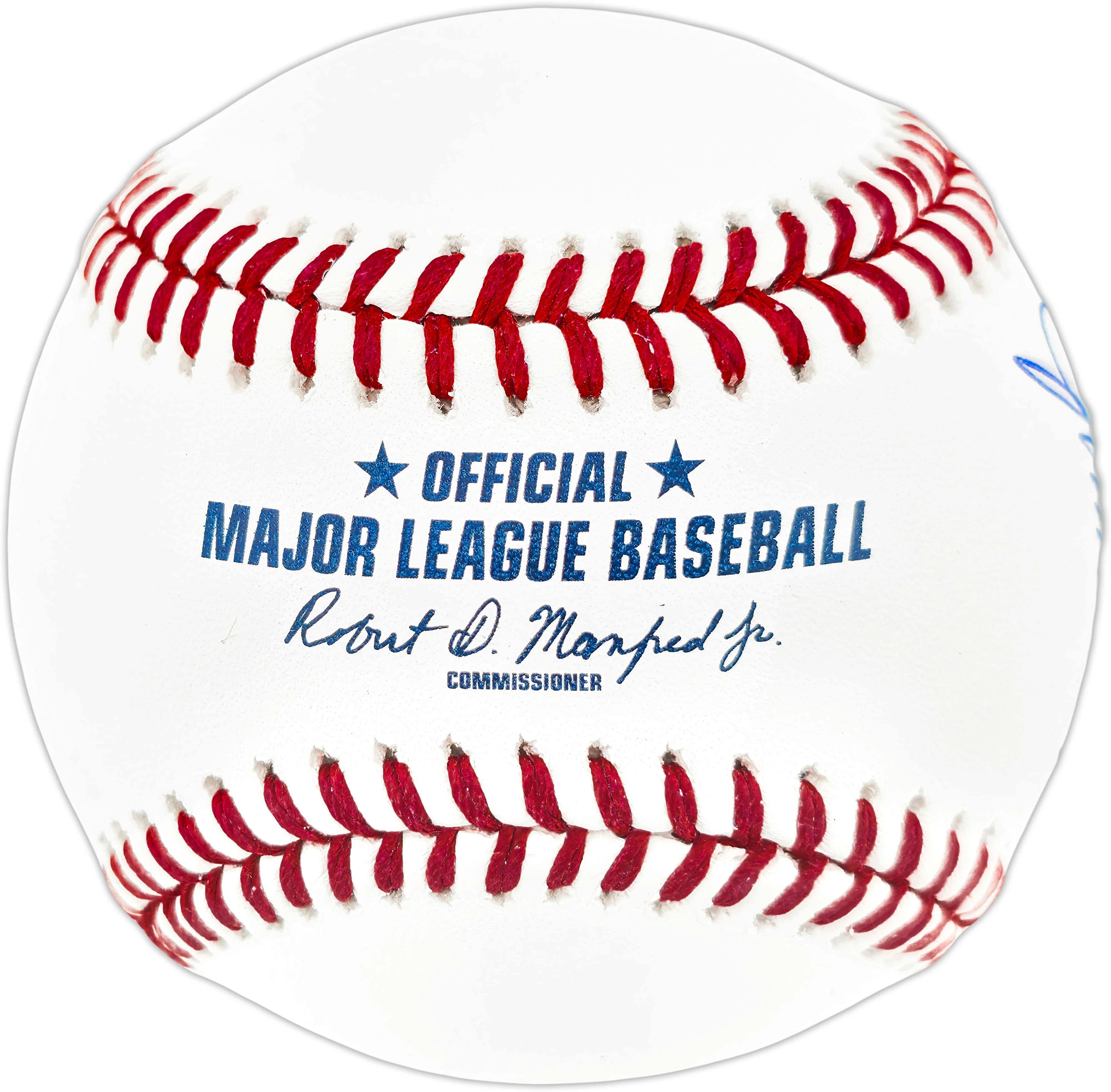 John Smoltz Autographed Atlanta Braves Official Hall of Fame Logo Baseball | BAS Witness