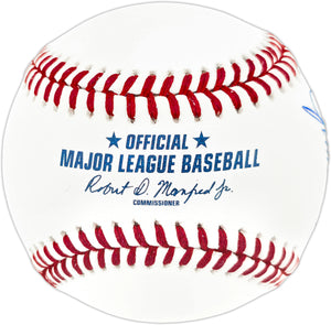 John Smoltz Autographed Atlanta Braves Official Hall of Fame Logo Baseball | BAS Witness