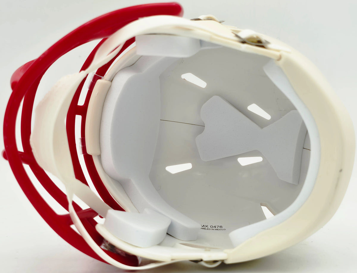 Kaelon Black Autographed San Francisco 49ers Cream Retro Speed Mini Helmet | Grad Witness