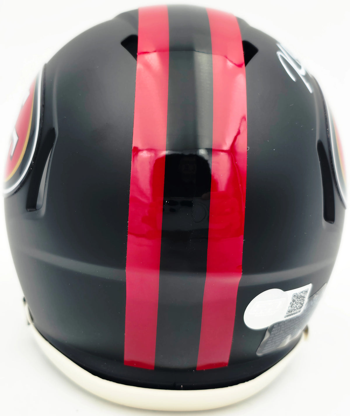 Kaelon Black Autographed San Francisco 49ers Black Rivalries Speed Mini Helmet | Grad Witness