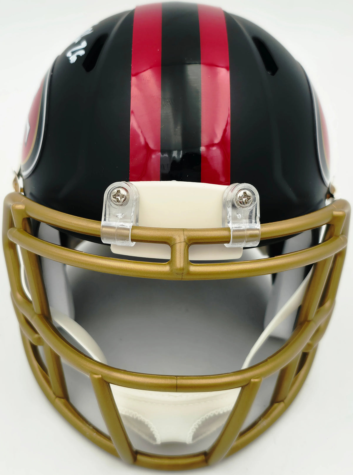 Kaelon Black Autographed San Francisco 49ers Black Rivalries Speed Mini Helmet | Grad Witness