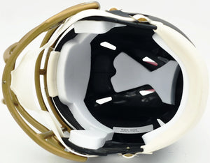 Kaelon Black Autographed San Francisco 49ers Black Rivalries Speed Mini Helmet | Grad Witness