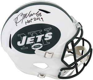 Kevin Mawae Signed New York Jets Riddell Full Size Speed Replica Helmet w/HOF 2019 - Schwartz Authenticated