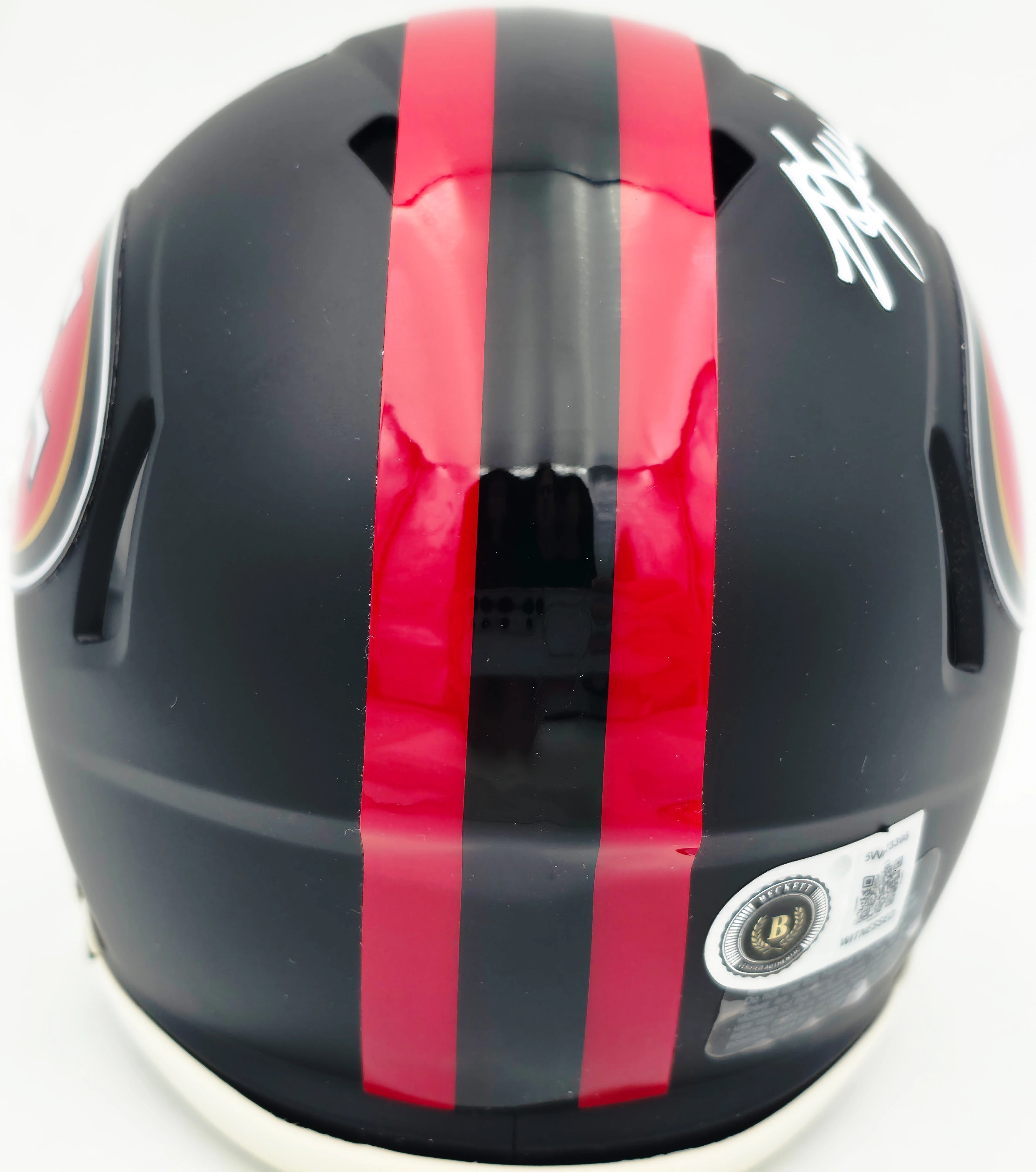 Kyle Juszczyk Autographed 49ers Black Rivalries Speed Mini Helmet | Beckett BAS Witness