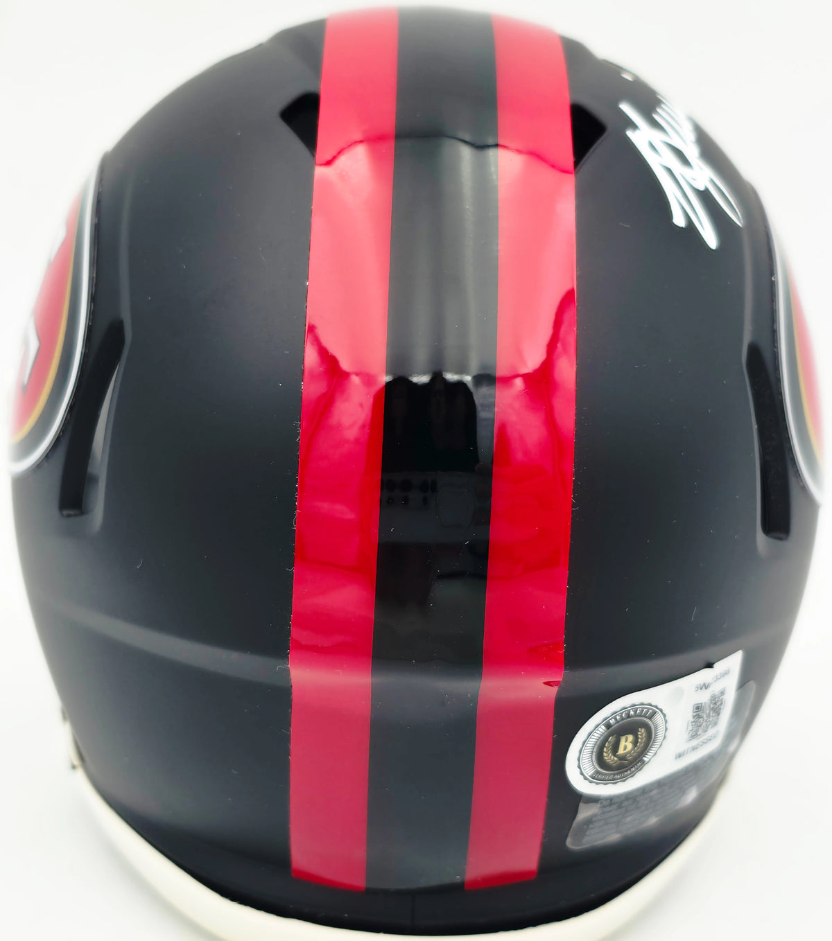 Kyle Juszczyk Autographed 49ers Black Rivalries Speed Mini Helmet | Beckett BAS Witness
