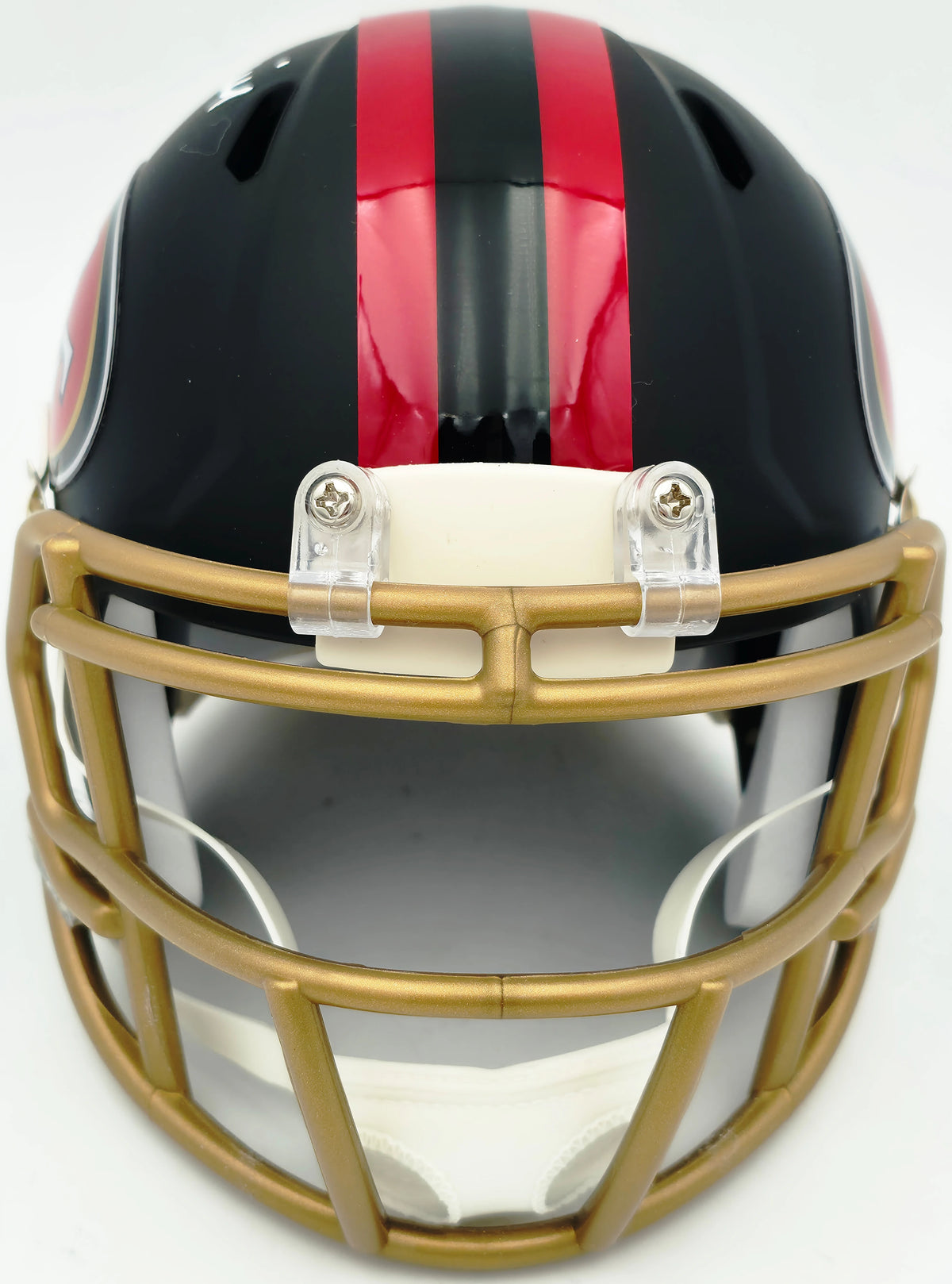 Kyle Juszczyk Autographed 49ers Black Rivalries Speed Mini Helmet | Beckett BAS Witness