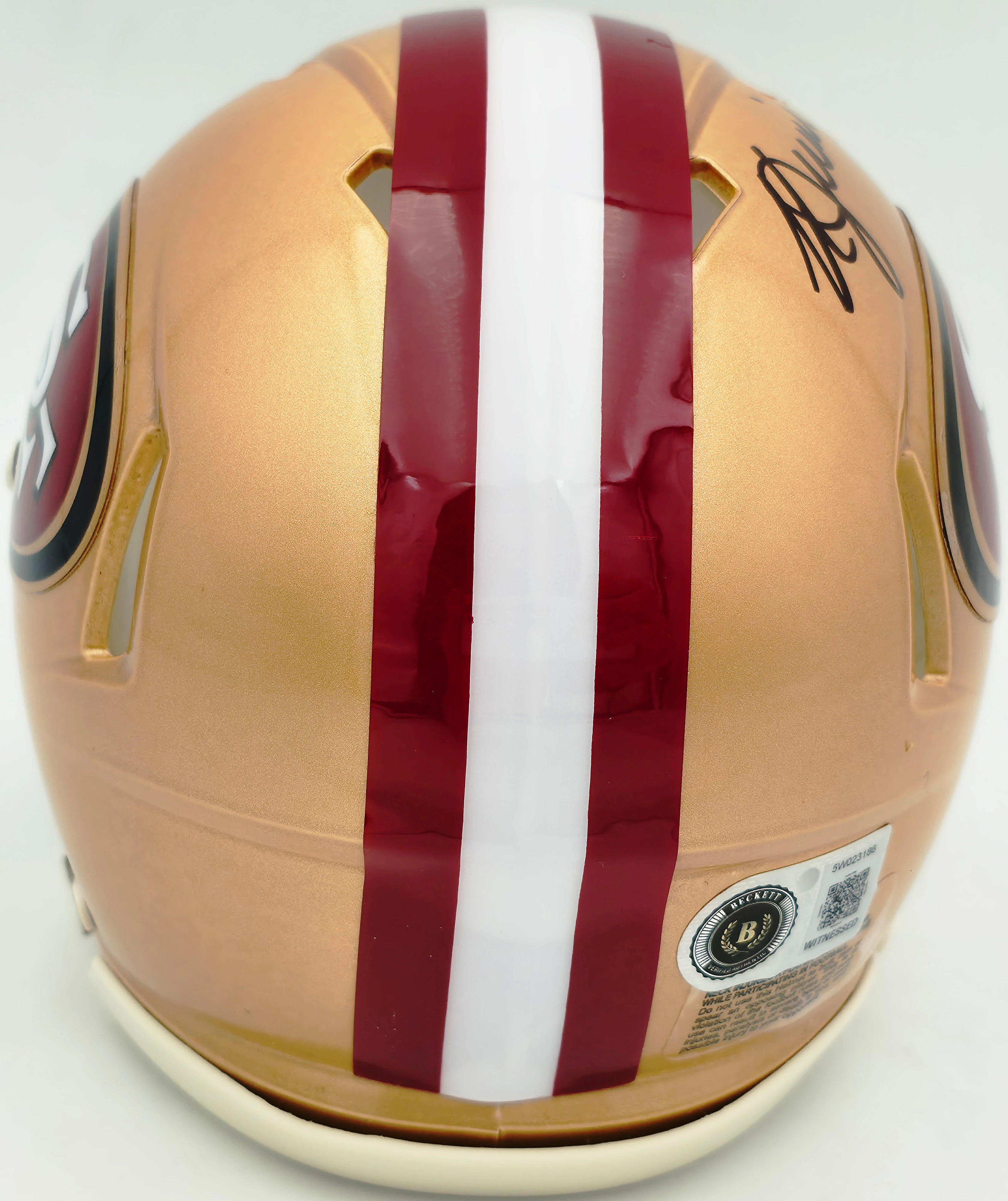 Kyle Juszczyk Autographed San Francisco 49ers Gold Speed Mini Helmet | Beckett BAS Witness