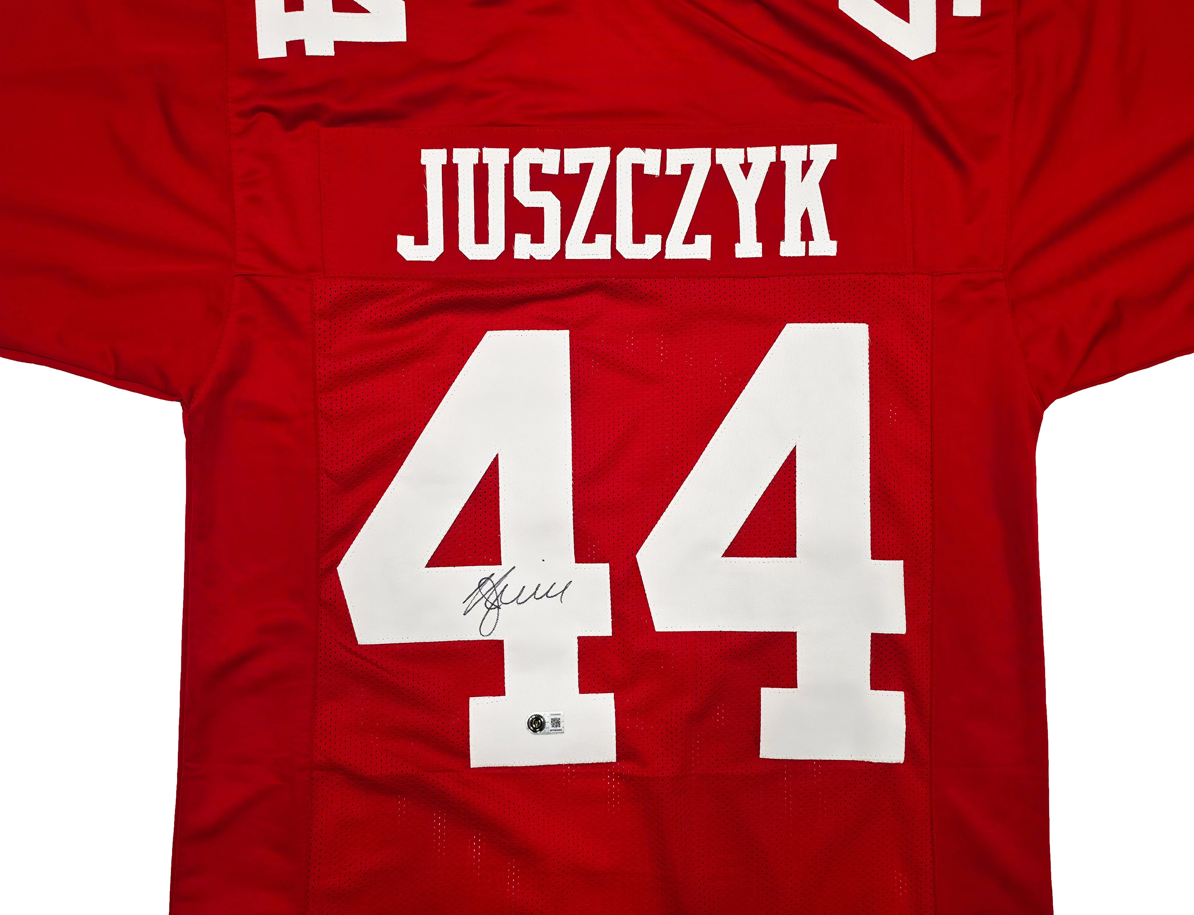 Kyle Juszczyk Autographed San Francisco 49ers Red Custom Jersey | Beckett BAS Witness