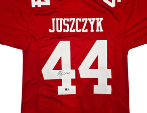 Kyle Juszczyk Autographed San Francisco 49ers Red Custom Jersey | Beckett BAS Witness