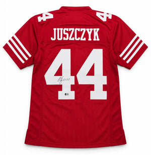 Kyle Juszczyk Autographed San Francisco 49ers Red Custom Jersey | Beckett BAS Witness