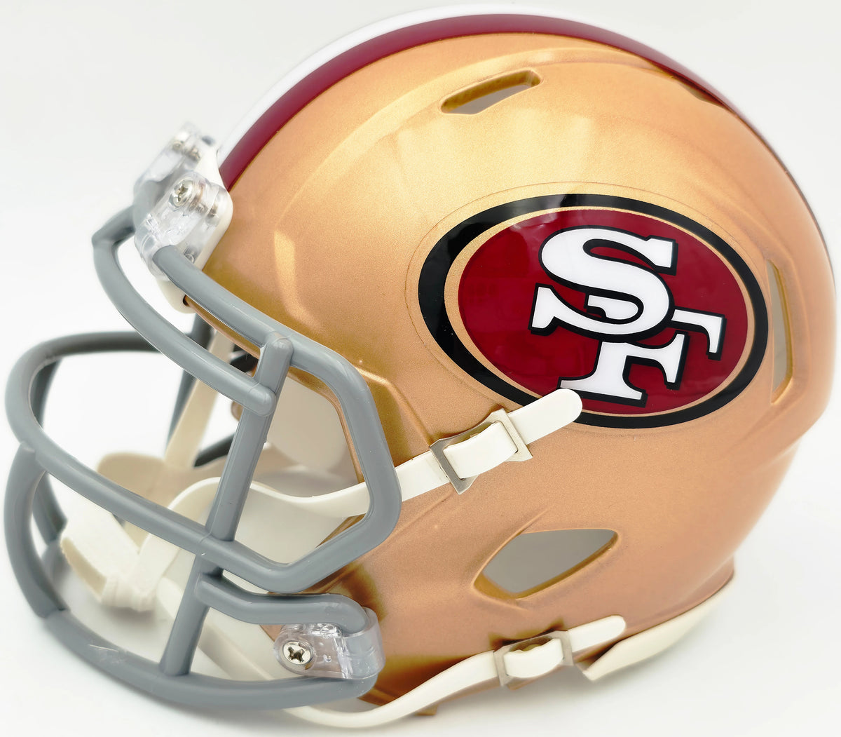 Kyle Juszczyk Autographed San Francisco 49ers Gold Speed Mini Helmet | Beckett BAS Witness