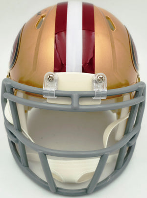 Kyle Juszczyk Autographed San Francisco 49ers Gold Speed Mini Helmet | Beckett BAS Witness