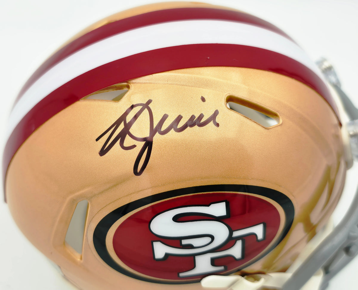 Kyle Juszczyk Autographed San Francisco 49ers Gold Speed Mini Helmet | Beckett BAS Witness
