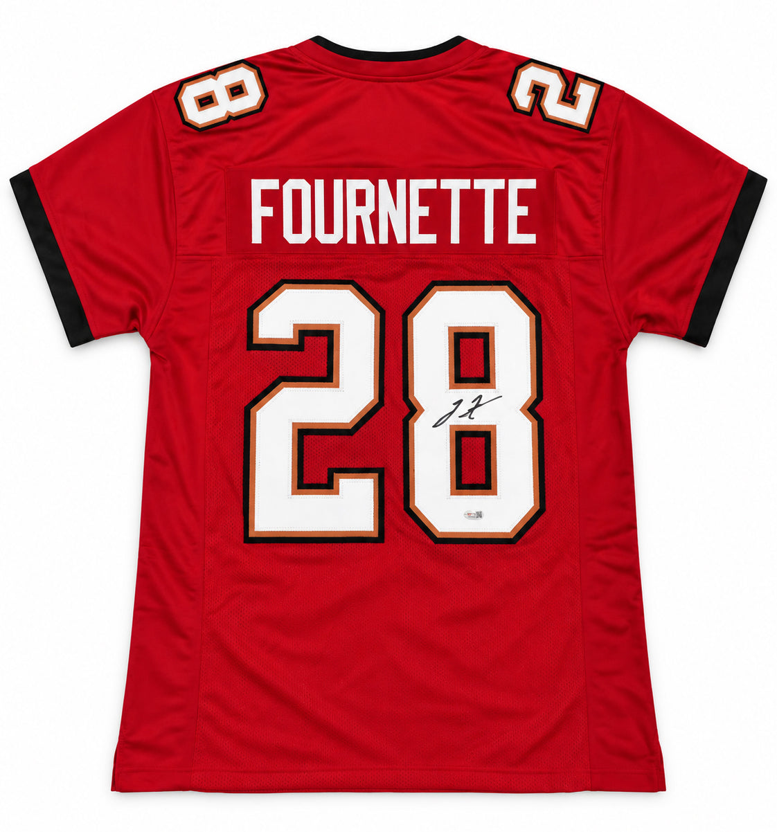 Leonard Fournette Autographed Tampa Bay Buccaneers Red Custom Jersey Size XL | JSA Witness