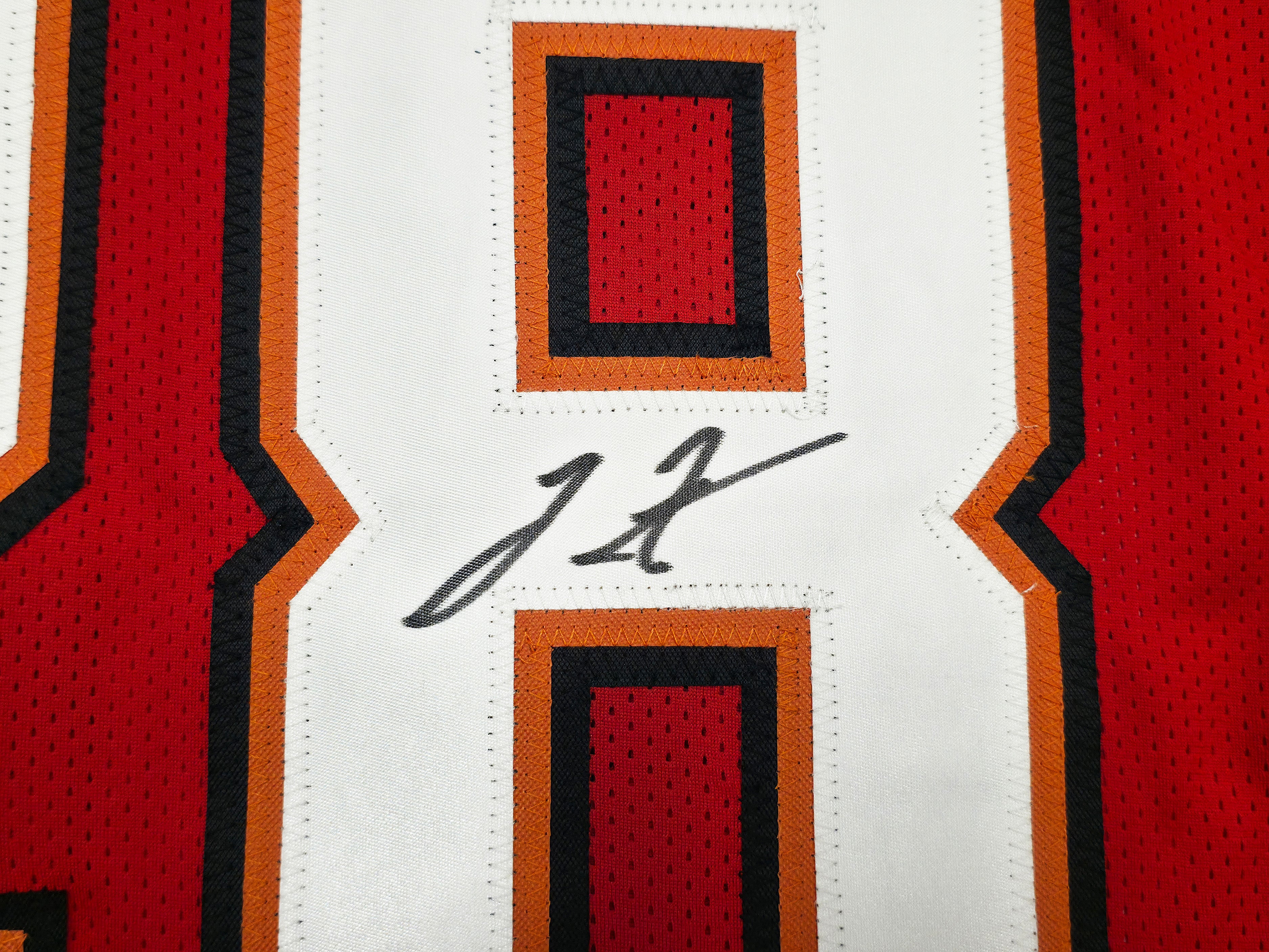Leonard Fournette Autographed Tampa Bay Buccaneers Red Custom Jersey Size XL | JSA Witness