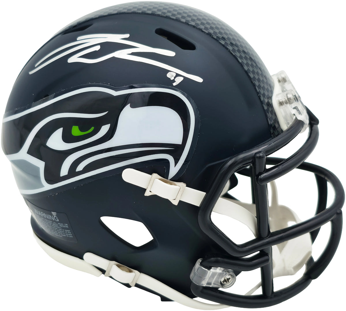 Leonard Williams Autographed Seattle Seahawks Blue Speed Mini Helmet | Grad Witness