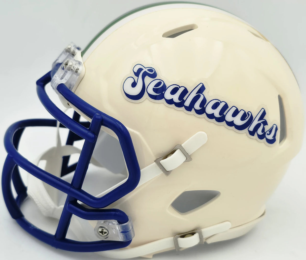 Leonard Williams Autographed Seattle Seahawks Cream Retro Speed Mini Helmet | Grad Witness
