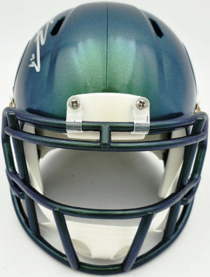 Leonard Williams Autographed Seattle Seahawks Rivalries Speed Mini Helmet Silver Ink | Grad