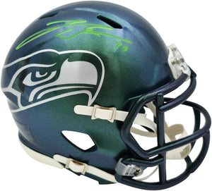 Leonard Williams Autographed Seattle Seahawks Rivalries Speed Mini Helmet Green Ink | Grad