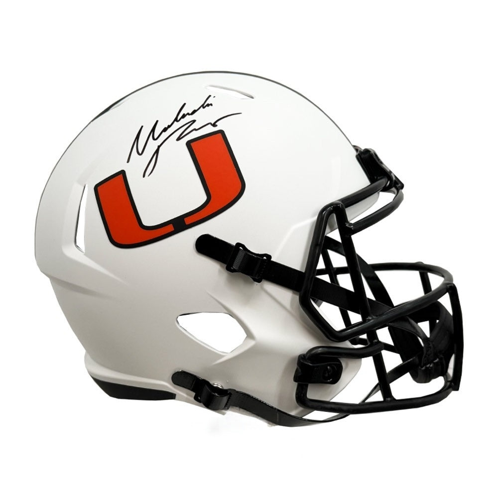 Malachi Toney Autographed Miami Lunar Eclipse Full-Size Helmet | JSA Authenticated